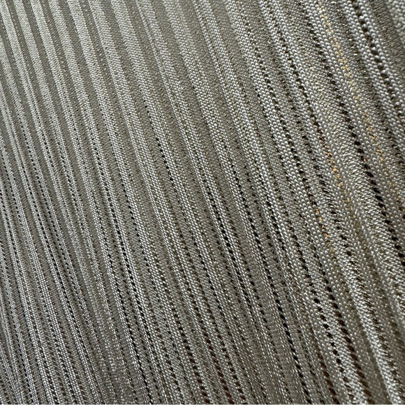 🫧 NWT Lane Bryant Shimmering Shiny Blouse Size 18/20 Color Ivory - Picture 6 of 7